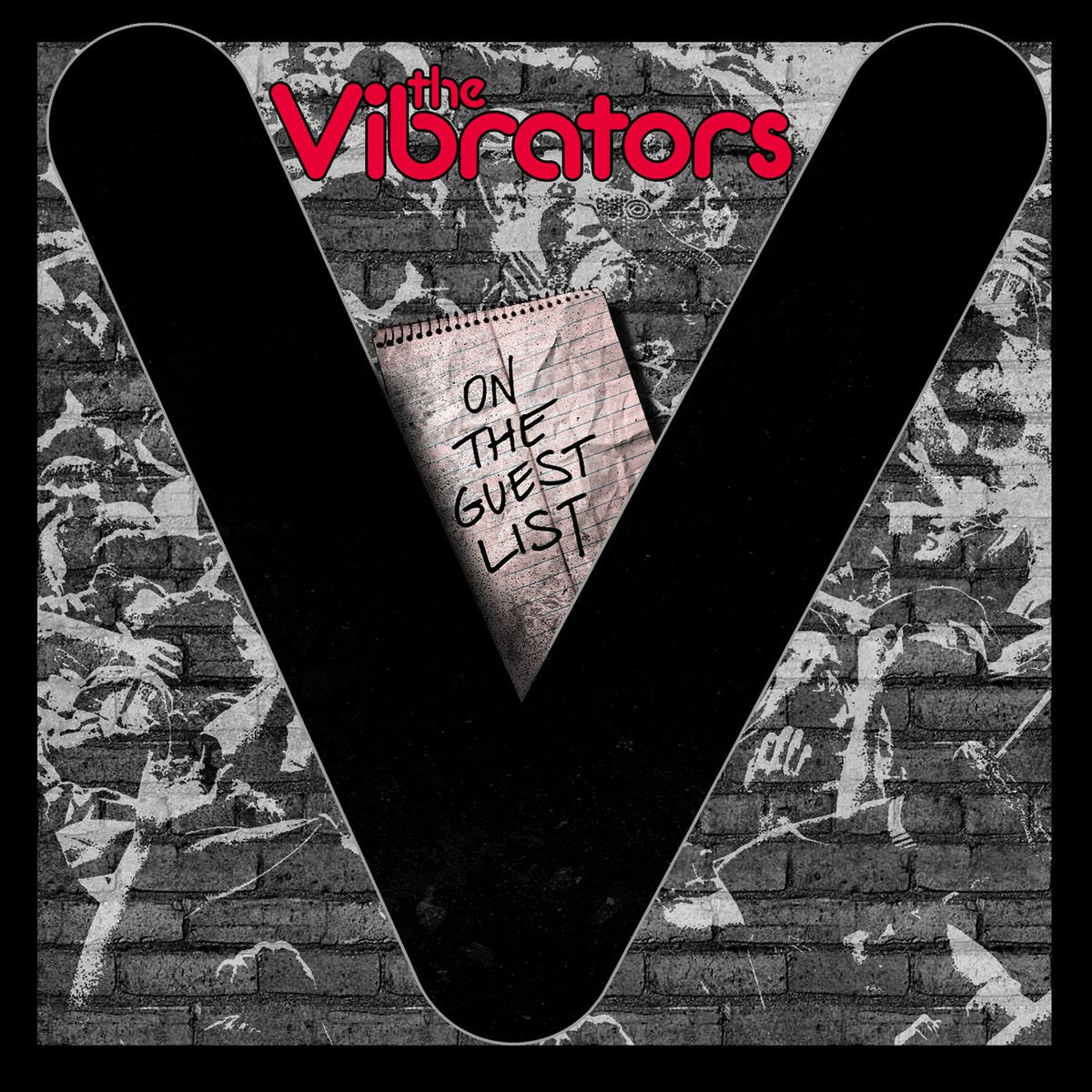 The Vibrators – On the Guest List vinyl record cover
