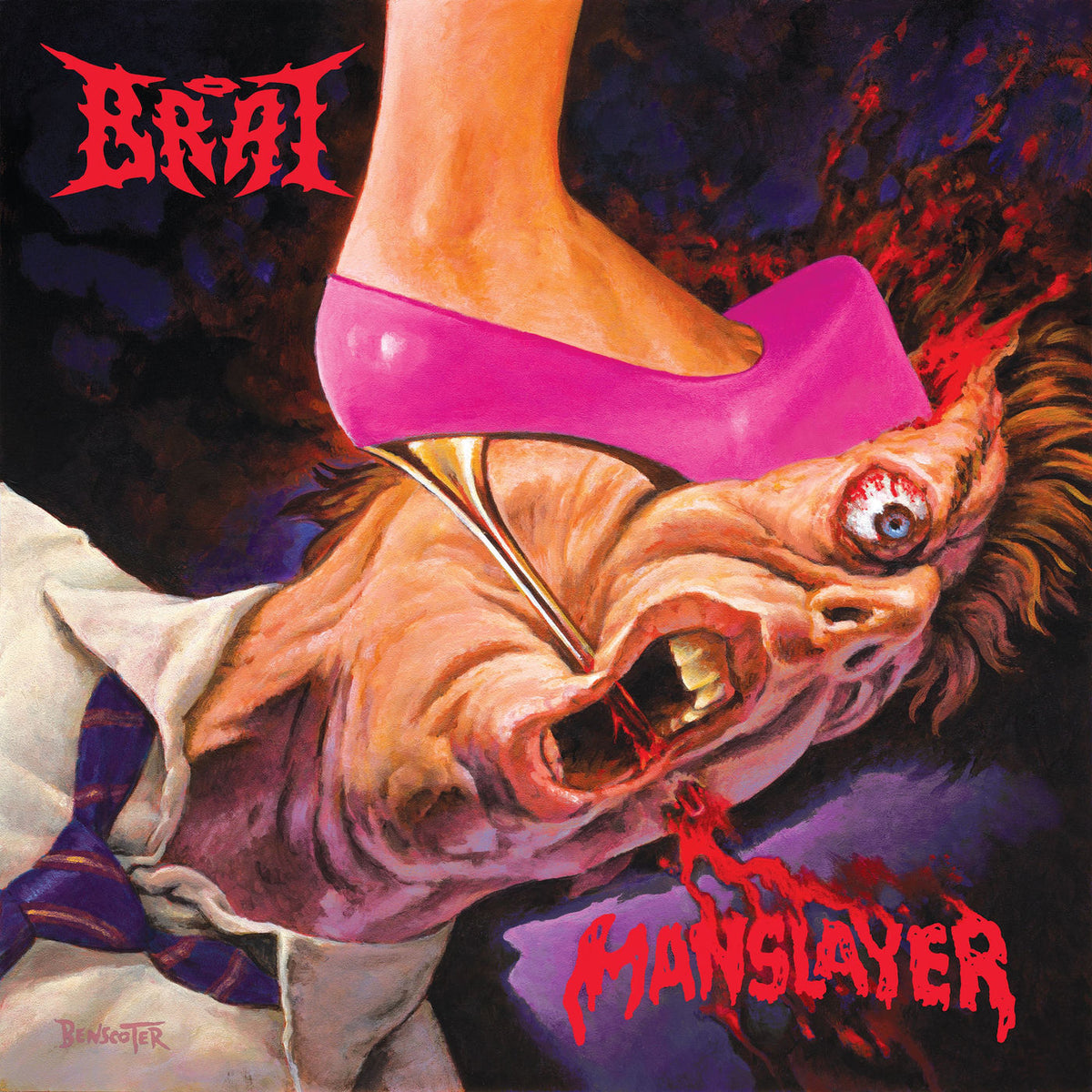 BRAT – Manslayer vinyl record cover