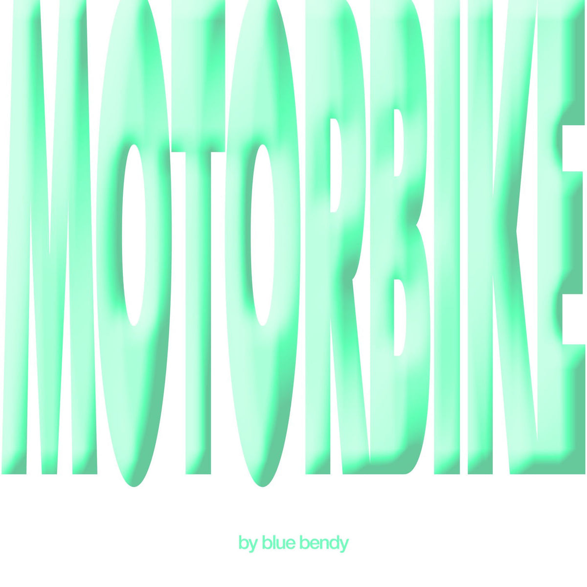 Blue Bendy – Motorbike vinyl cover