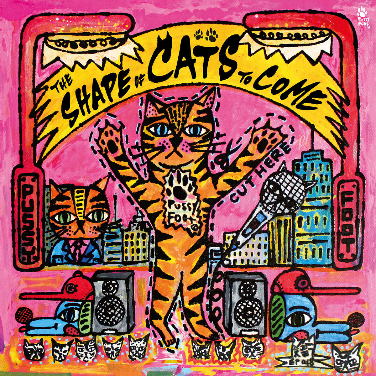 Various Artists – The Shape Of Cats To Come vinyl record cover