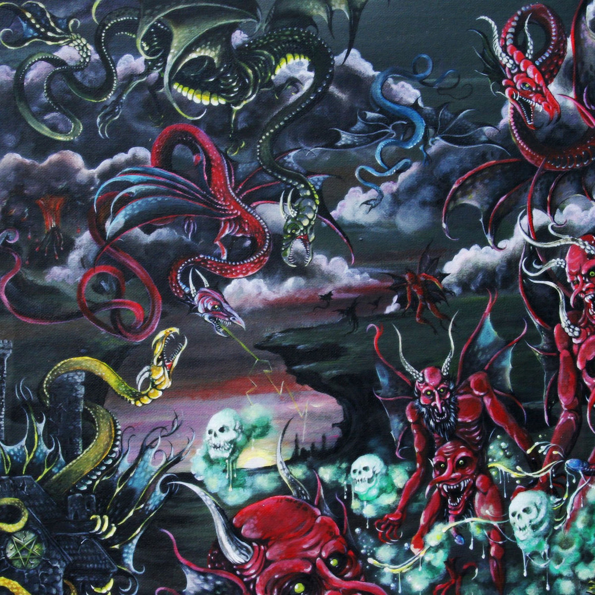 Daeva – Through Sheer Will And Black Magic... vinyl record cover