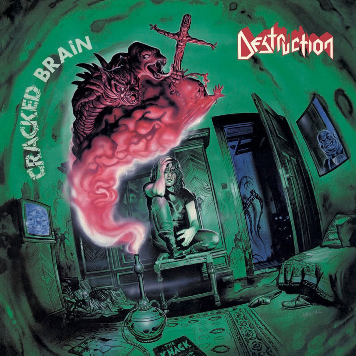 Destruction – Cracked Brain vinyl record cover