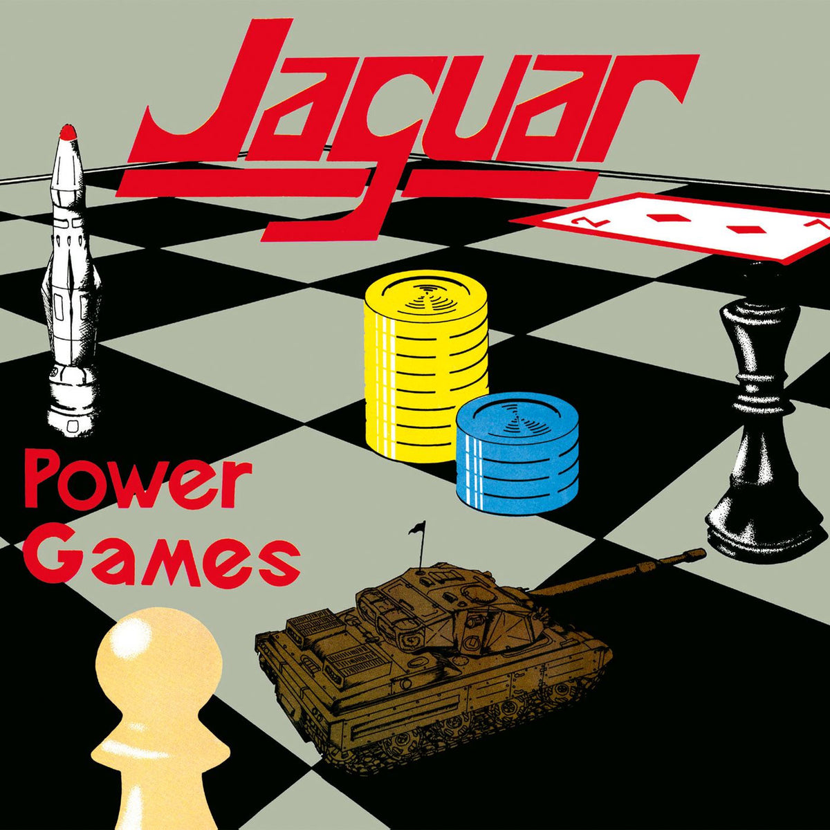 Jaguar – Power Games vinyl record cover