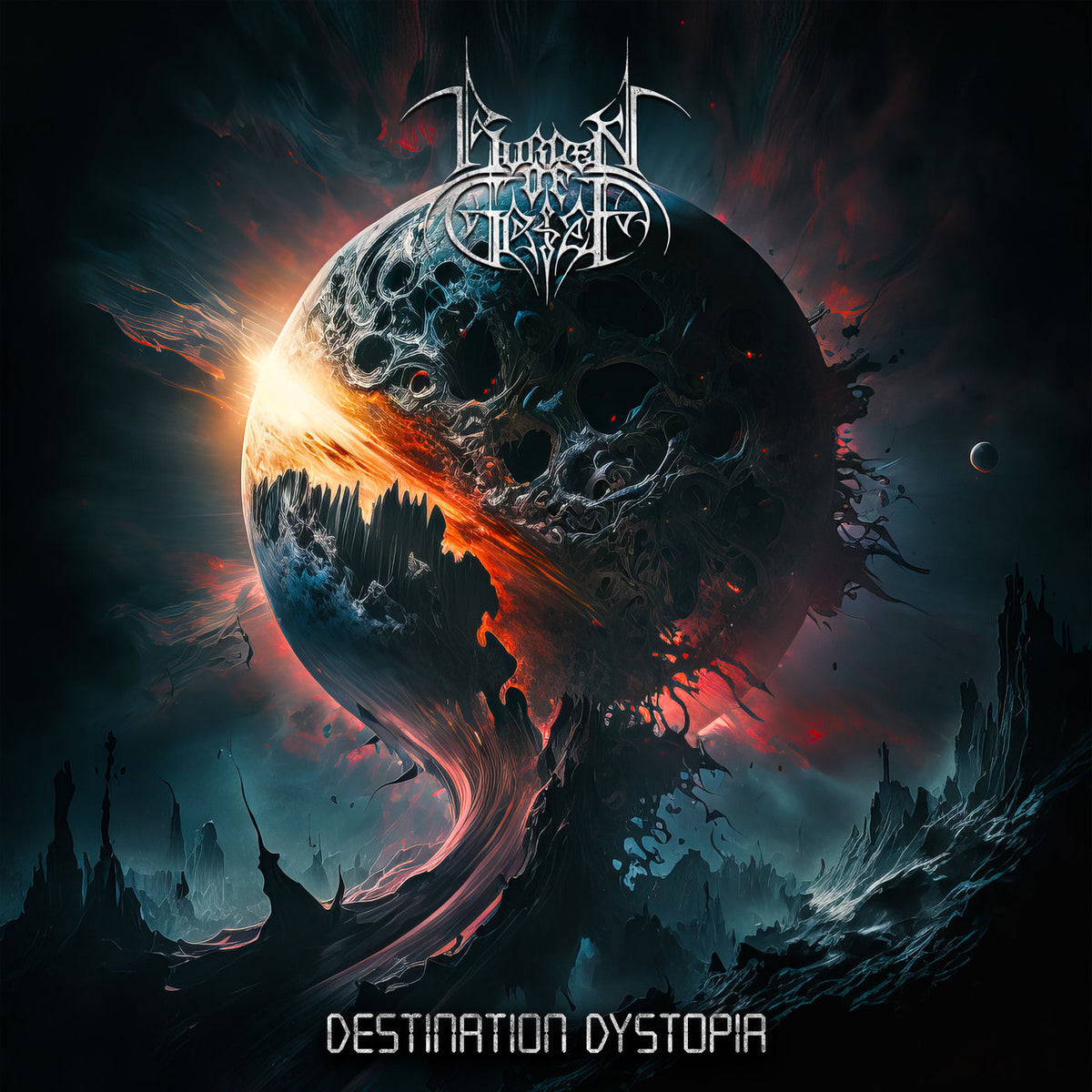 Burden of Grief – Destination Dystopia vinyl record cover
