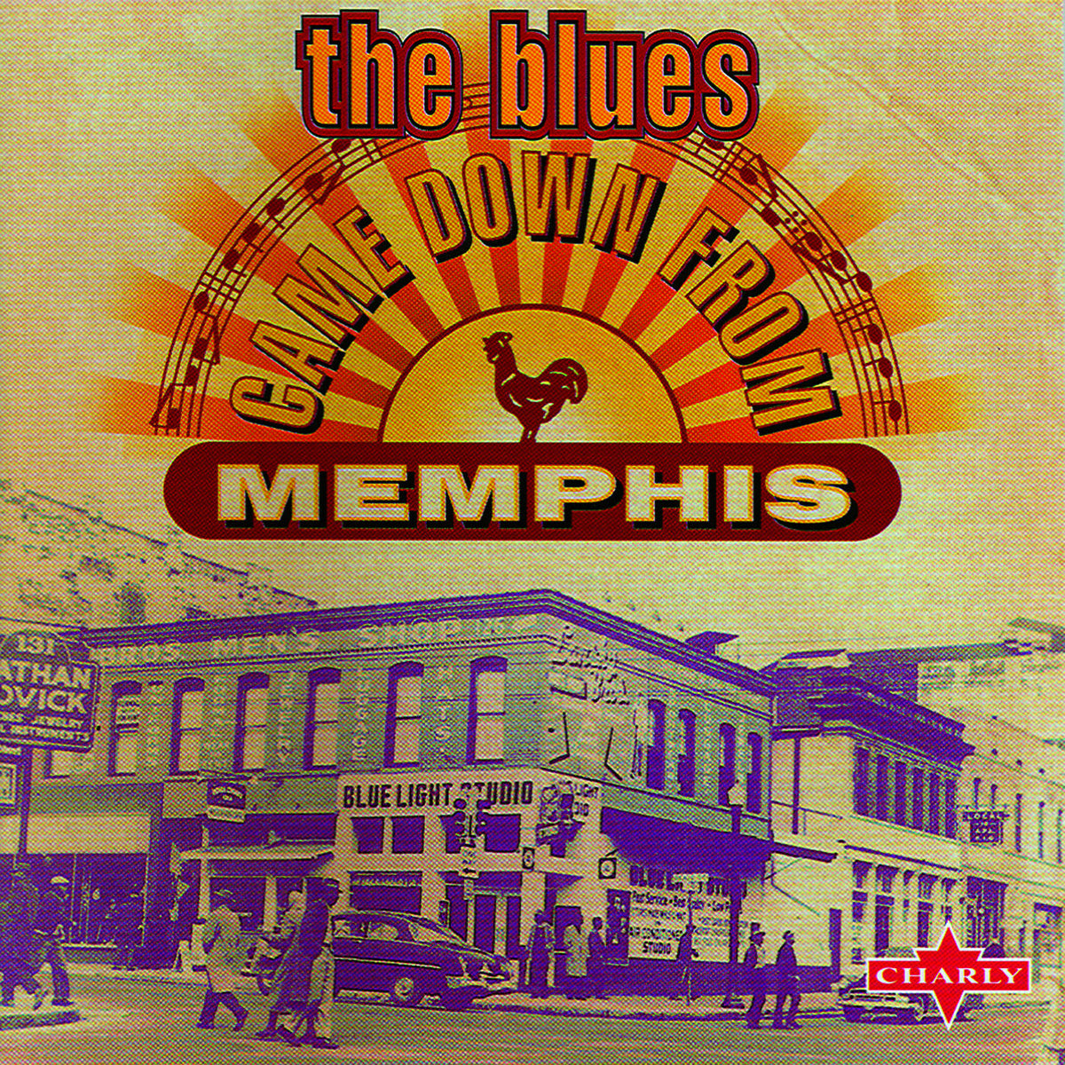 Various Artists – The Blues Came Down From Memphis (Blue Vinyl) vinyl record cover