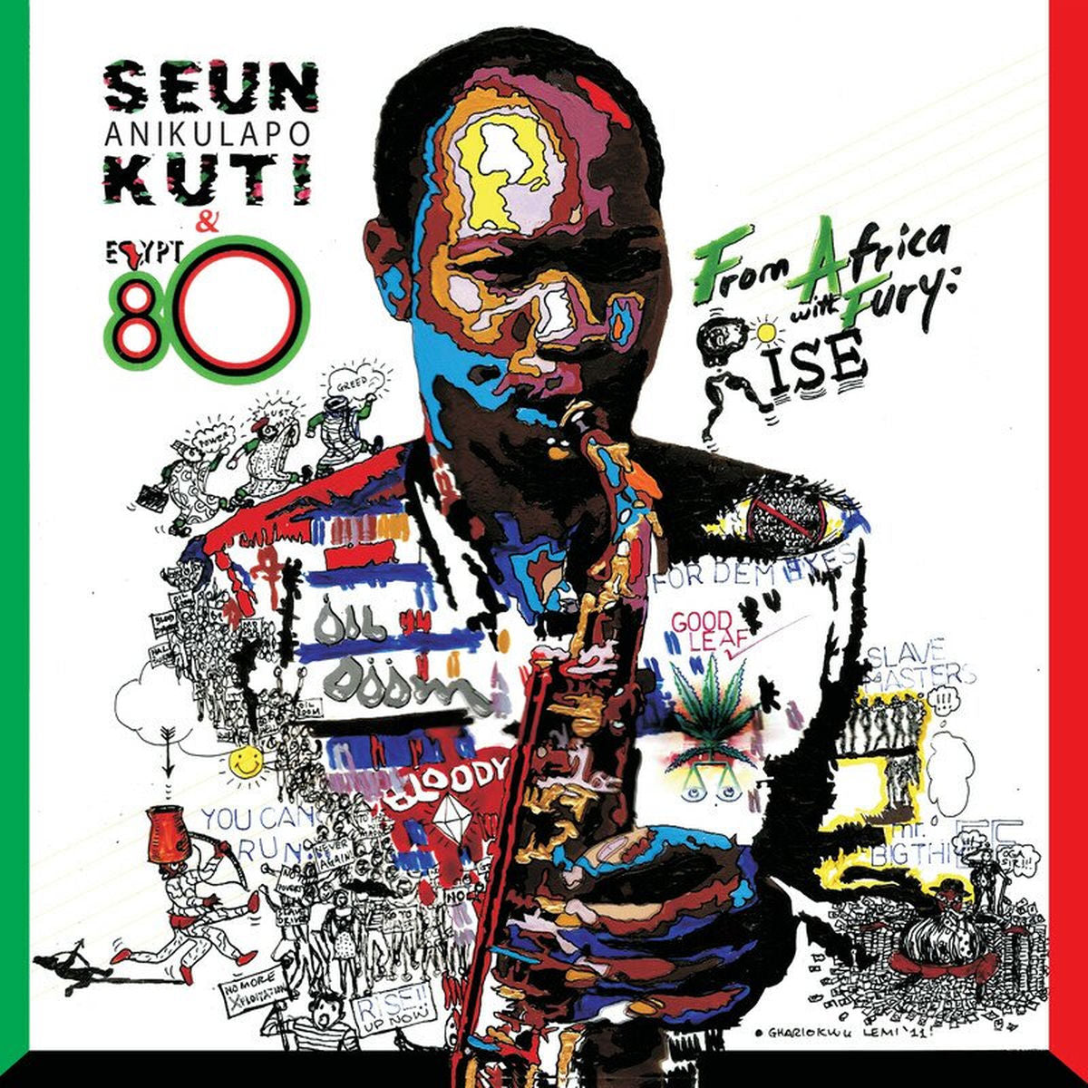 Seun Kuti – From Africa With Fury: Rise vinyl cover
