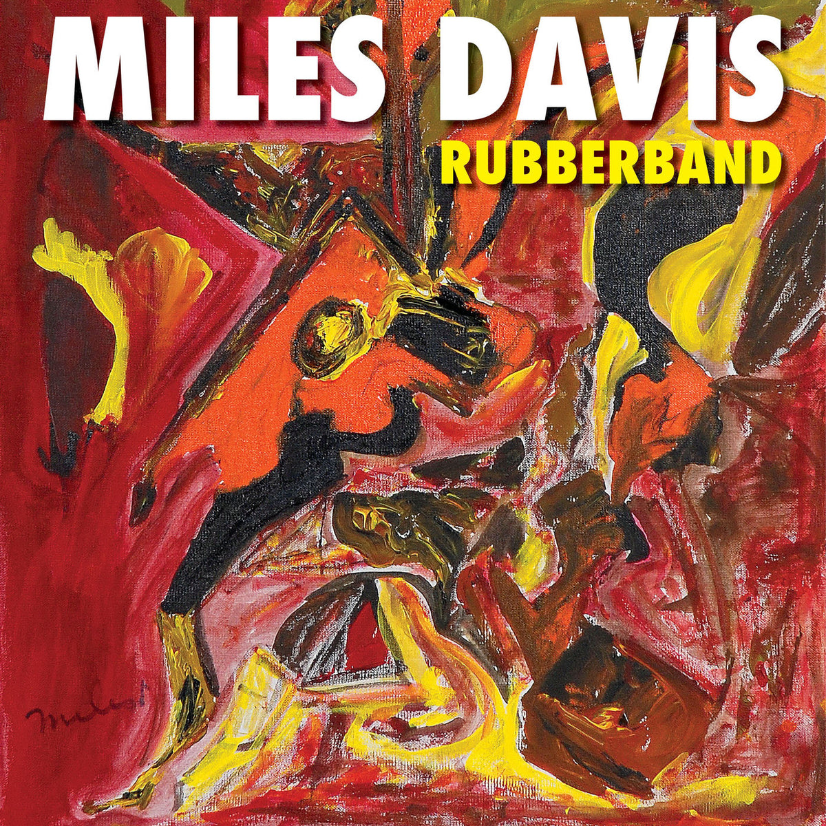Miles Davis – Rubberband vinyl record cover