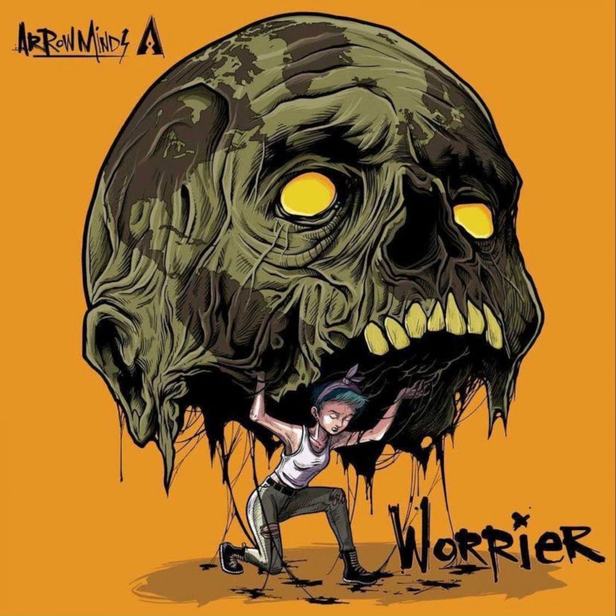 Arrow Minds – Worrier vinyl record cover