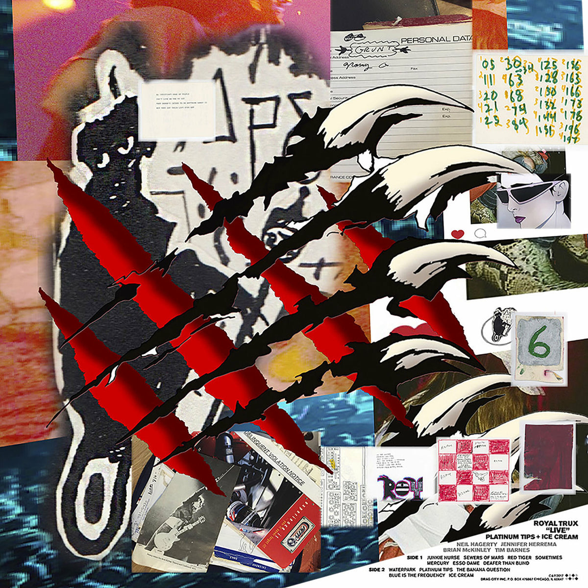 Royal Trux – Platinum Tips + Ice Cream vinyl record cover