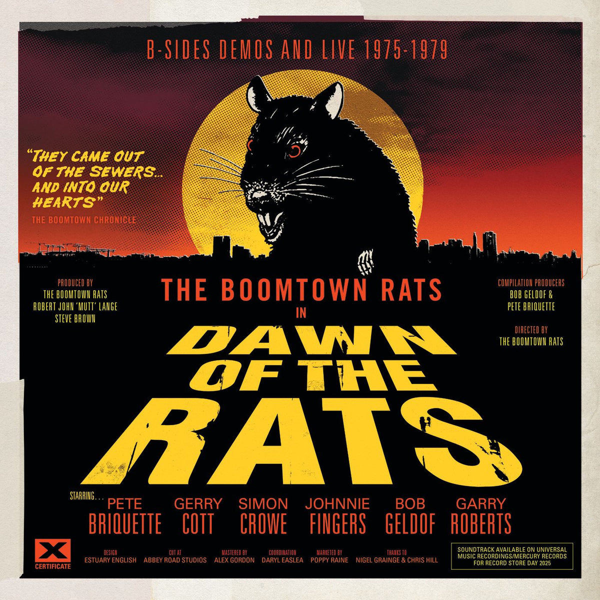 Boomtown Rats – Dawn Of The Rats Demos B Sides And Live 1975-1979 (Green Vinyl) ( vinyl record cover