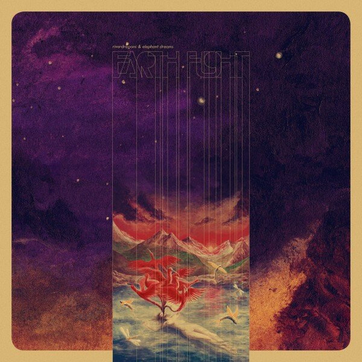 Earth Flight – Riverdragons & Elephant Dreams vinyl record cover