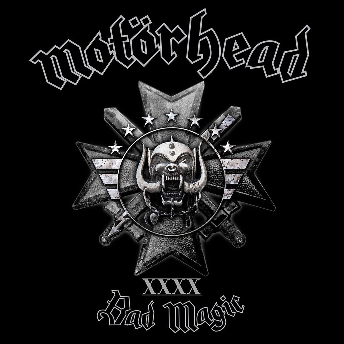 Motorhead – Bad Magic (PICTURE DISC) (SILVER) vinyl record cover