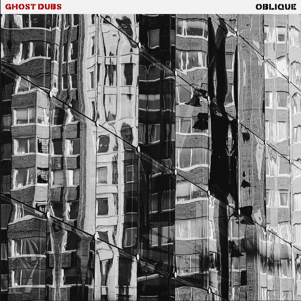 Ghost Dubs – Oblique vinyl record cover