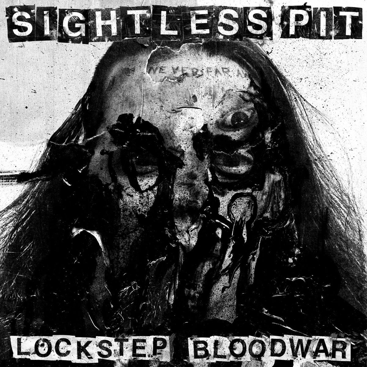 Sightless Pit – Lockstep Bloodwar (TRANSLUCENT RED W/BLACK VINYL) vinyl record cover