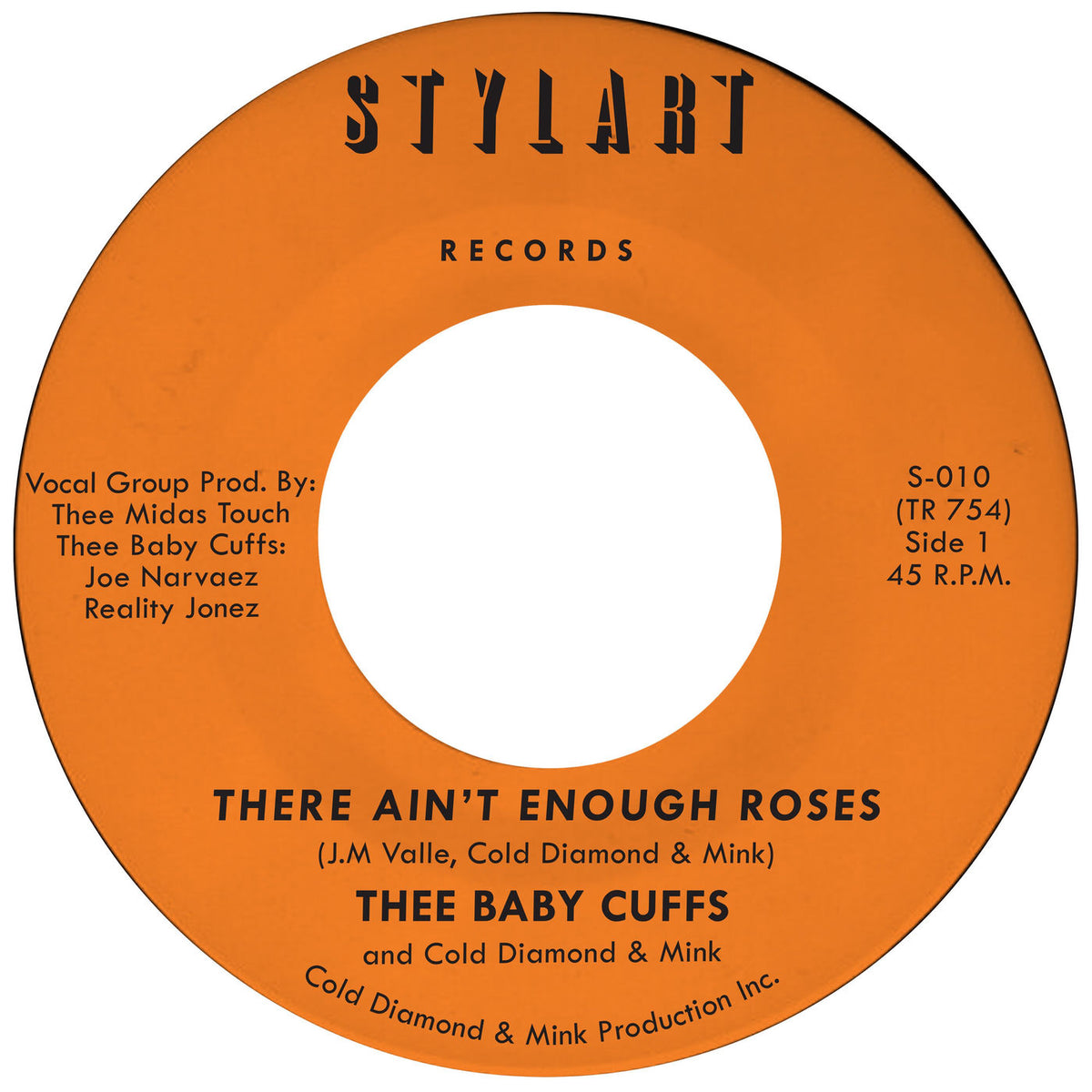 Thee Baby Cuffs – There Ain't Enough Roses vinyl cover