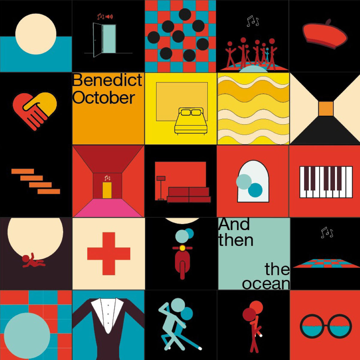 Benedict October – And Then The Ocean vinyl record cover