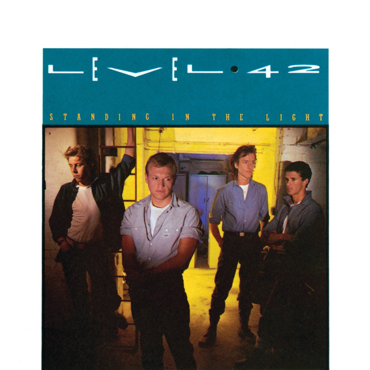 Level 42 – Standing in the Light vinyl record cover