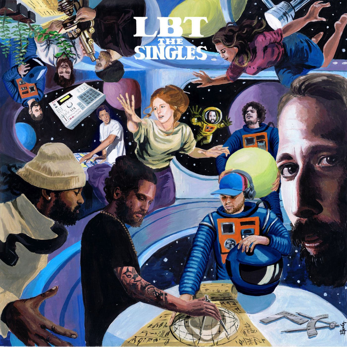L.B.T – The Singles vinyl cover