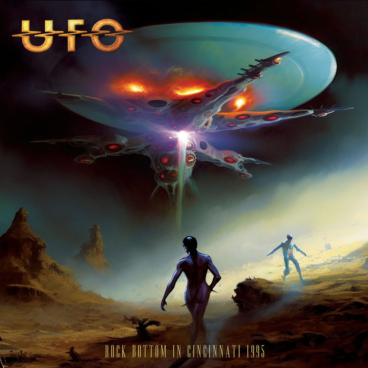 Ufo – Rock Bottom in Cincinnati 1995 vinyl record cover