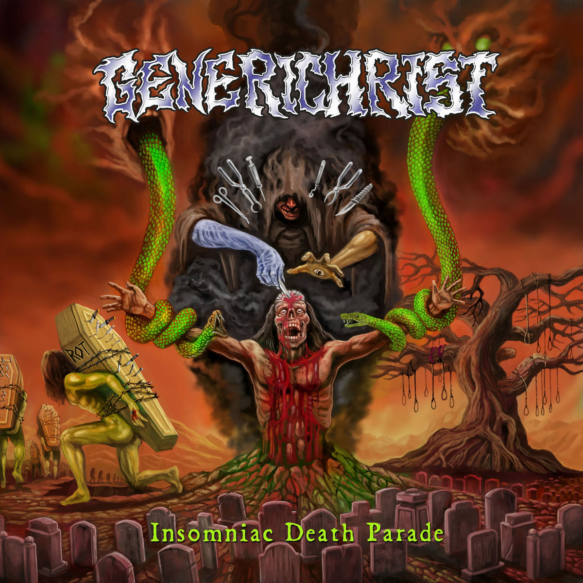 Generichrist – Insomniac Death Parade vinyl record cover