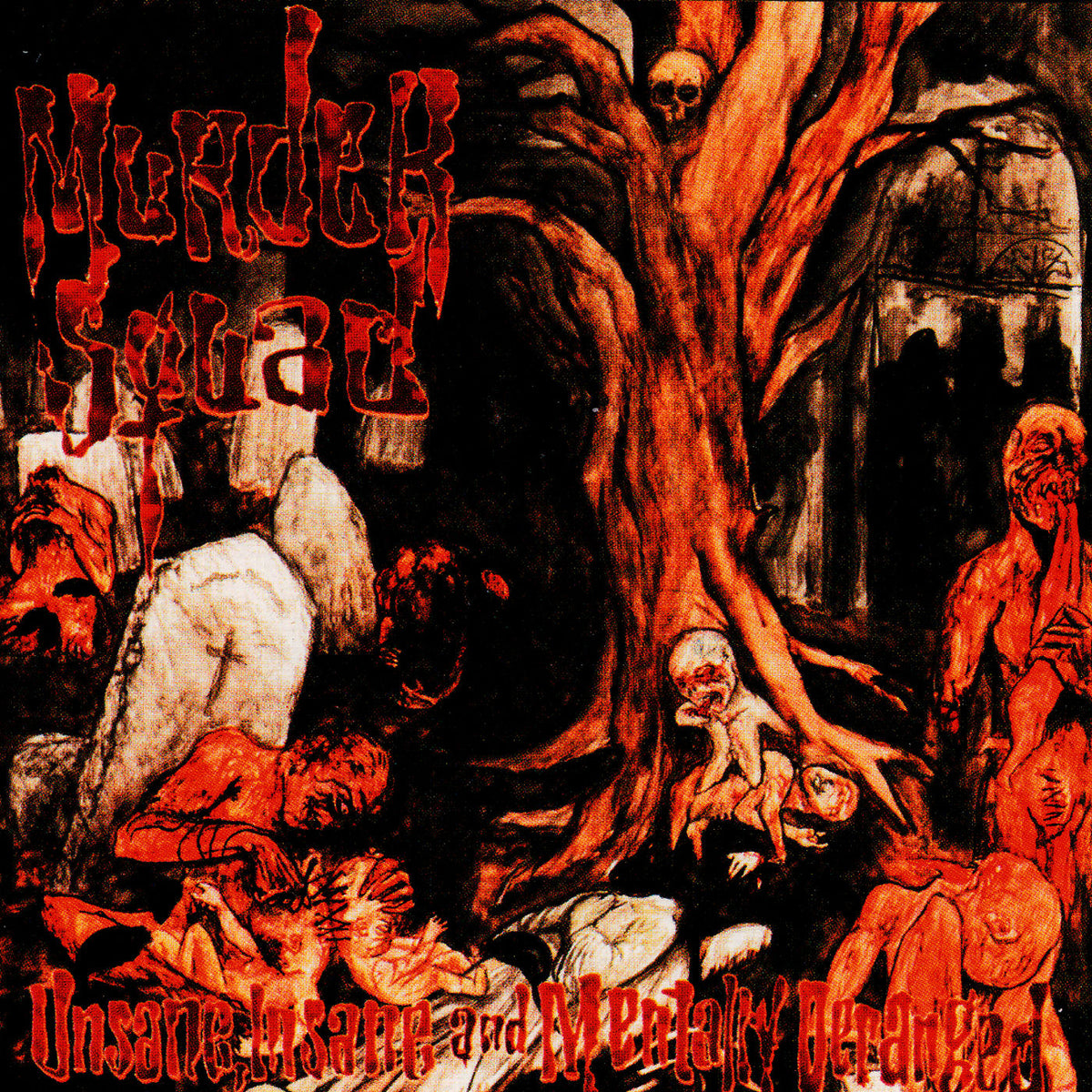Murder Squad – Unsane, Insane and Mentally Deranged (Coloured Vinyl) vinyl record cover