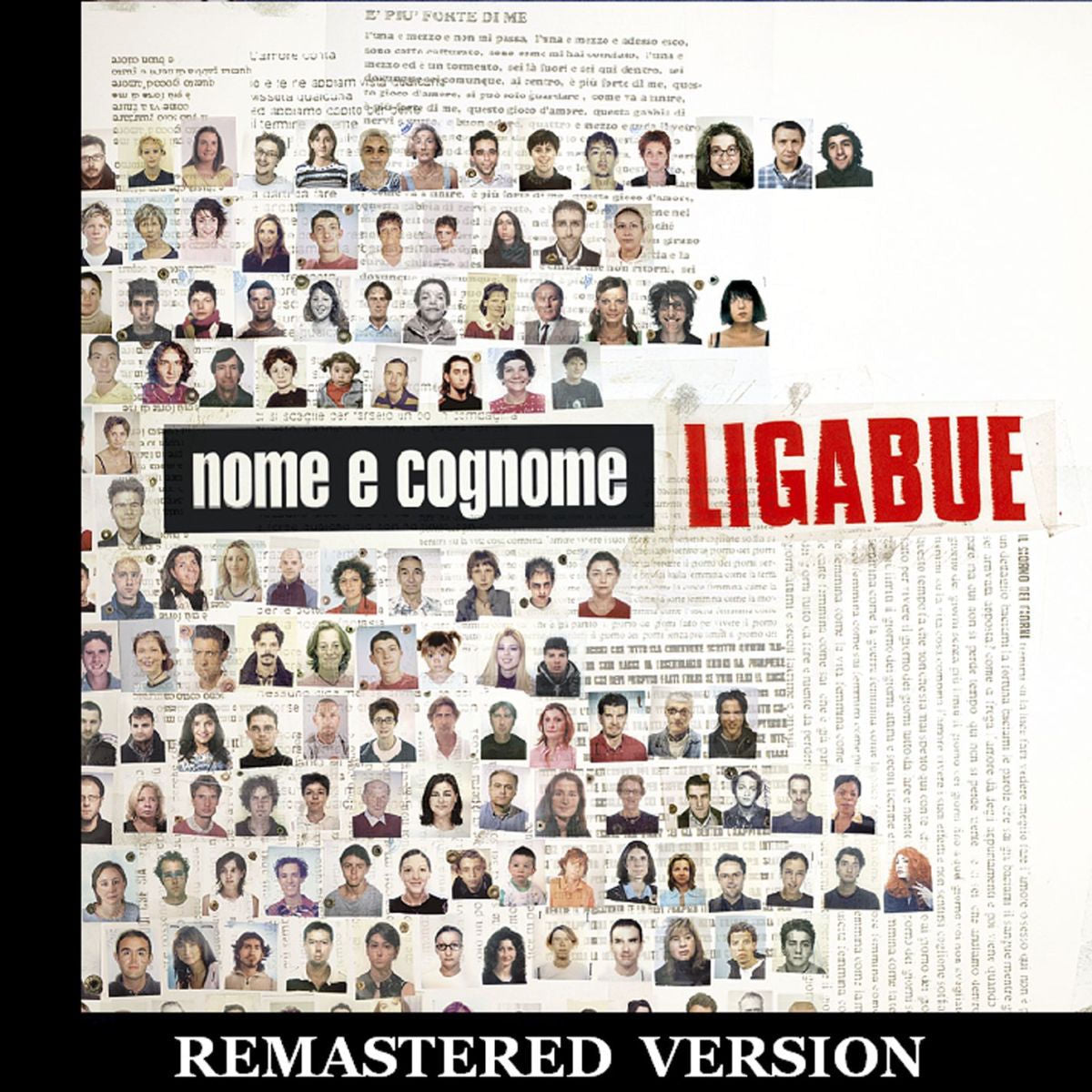 Ligabue – Nome E Cognome vinyl record cover