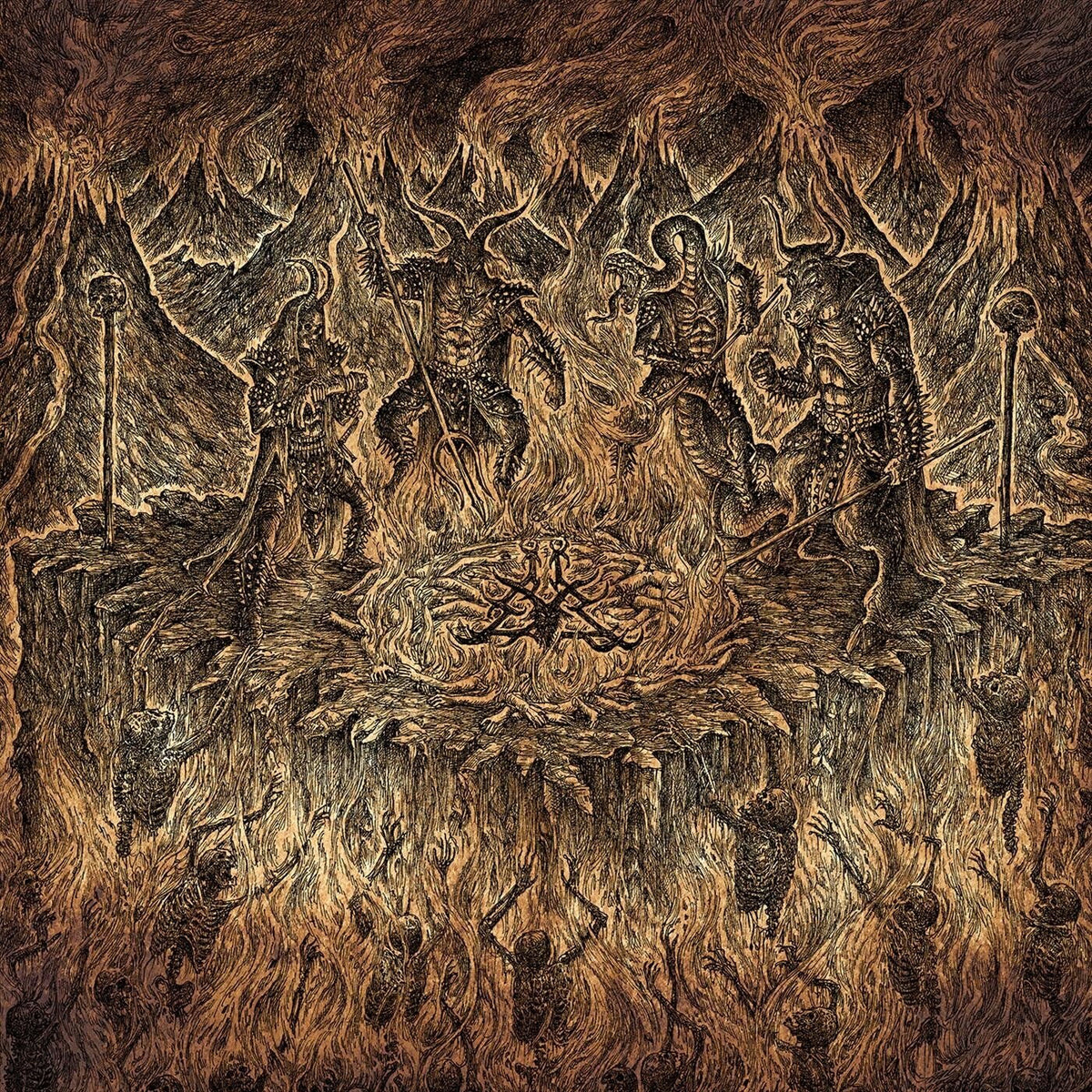 Infernal Execrator – Diabolatry vinyl record cover