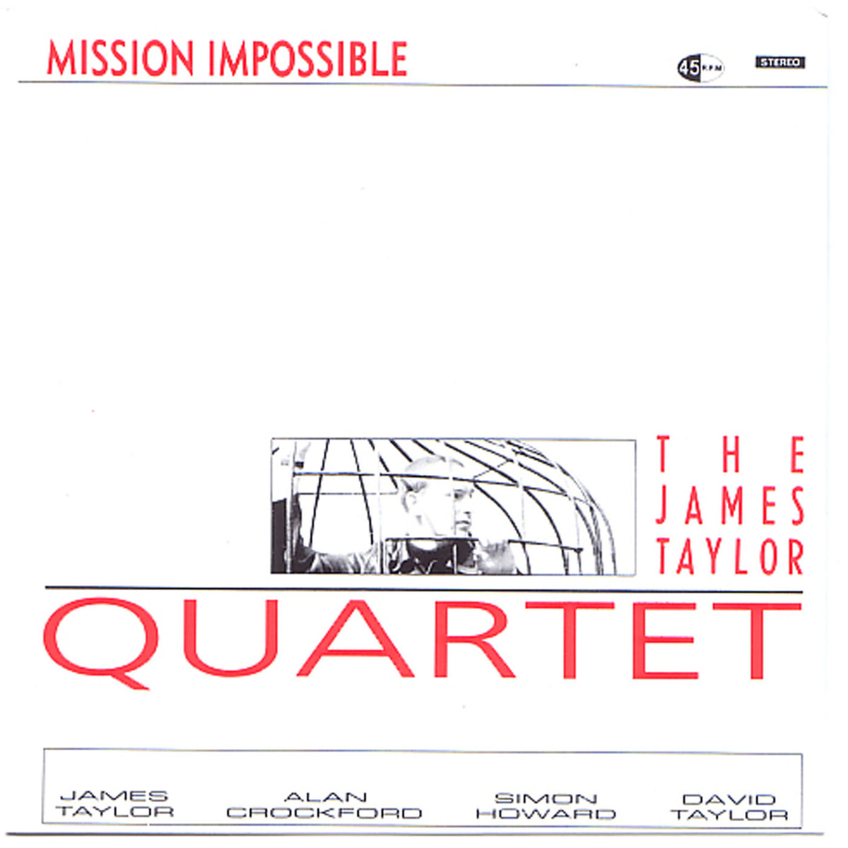 The James Taylor Quartet – Mission Impossible vinyl record cover