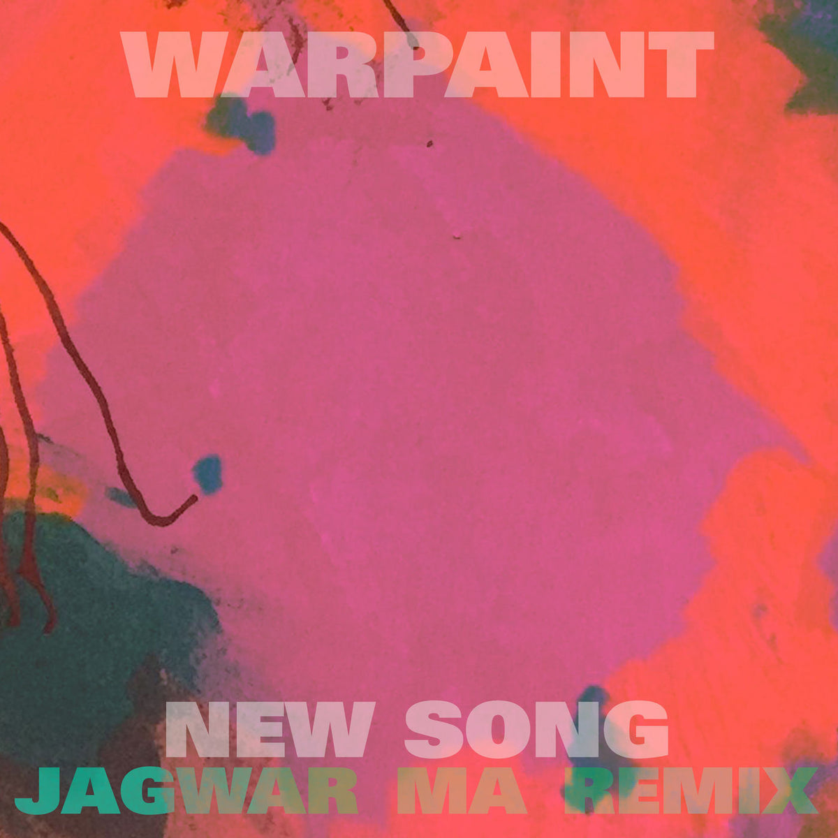 Warpaint – New Song (Jono Jagwar Ma Sun Mix) vinyl cover