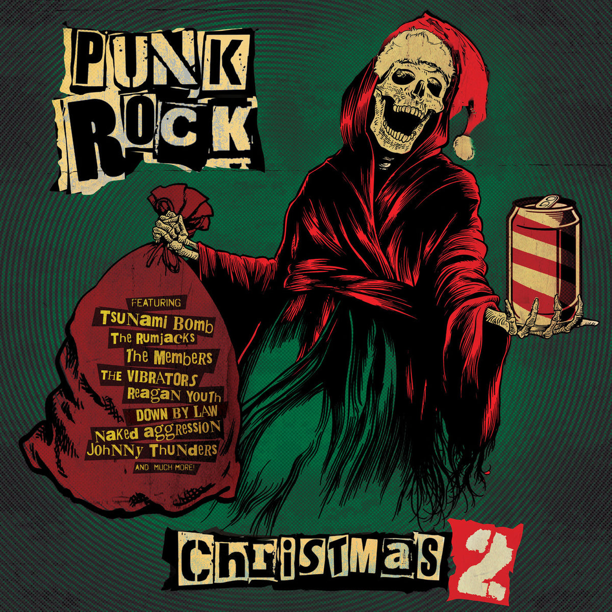 Various Artists – Punk Rock Christmas vinyl record cover