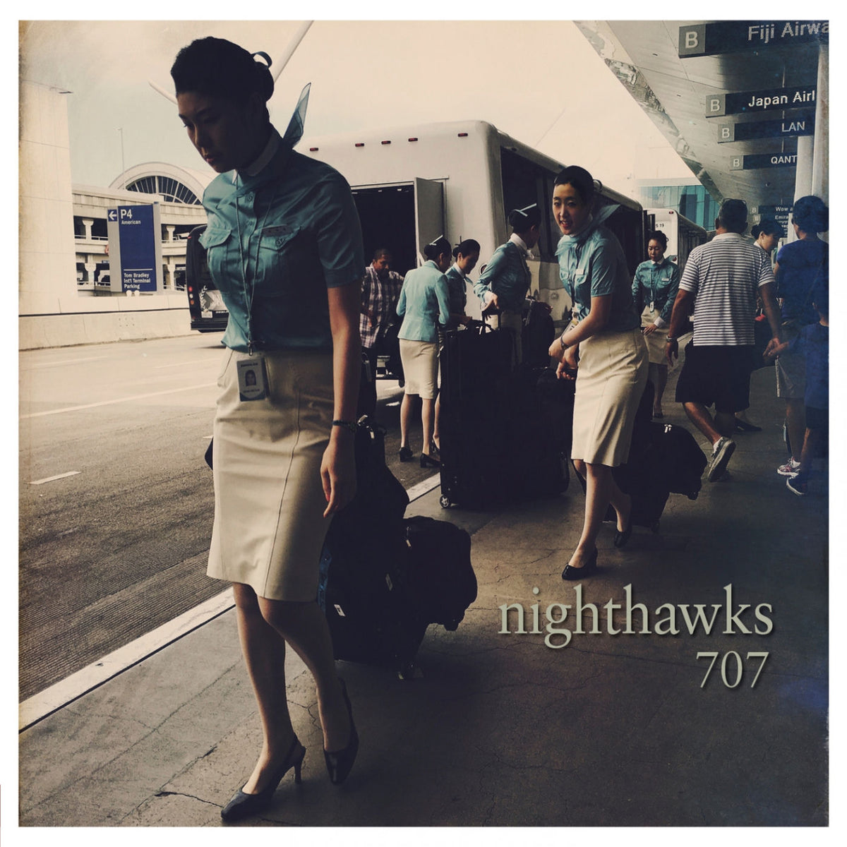 Nighthawks – 707 vinyl record cover