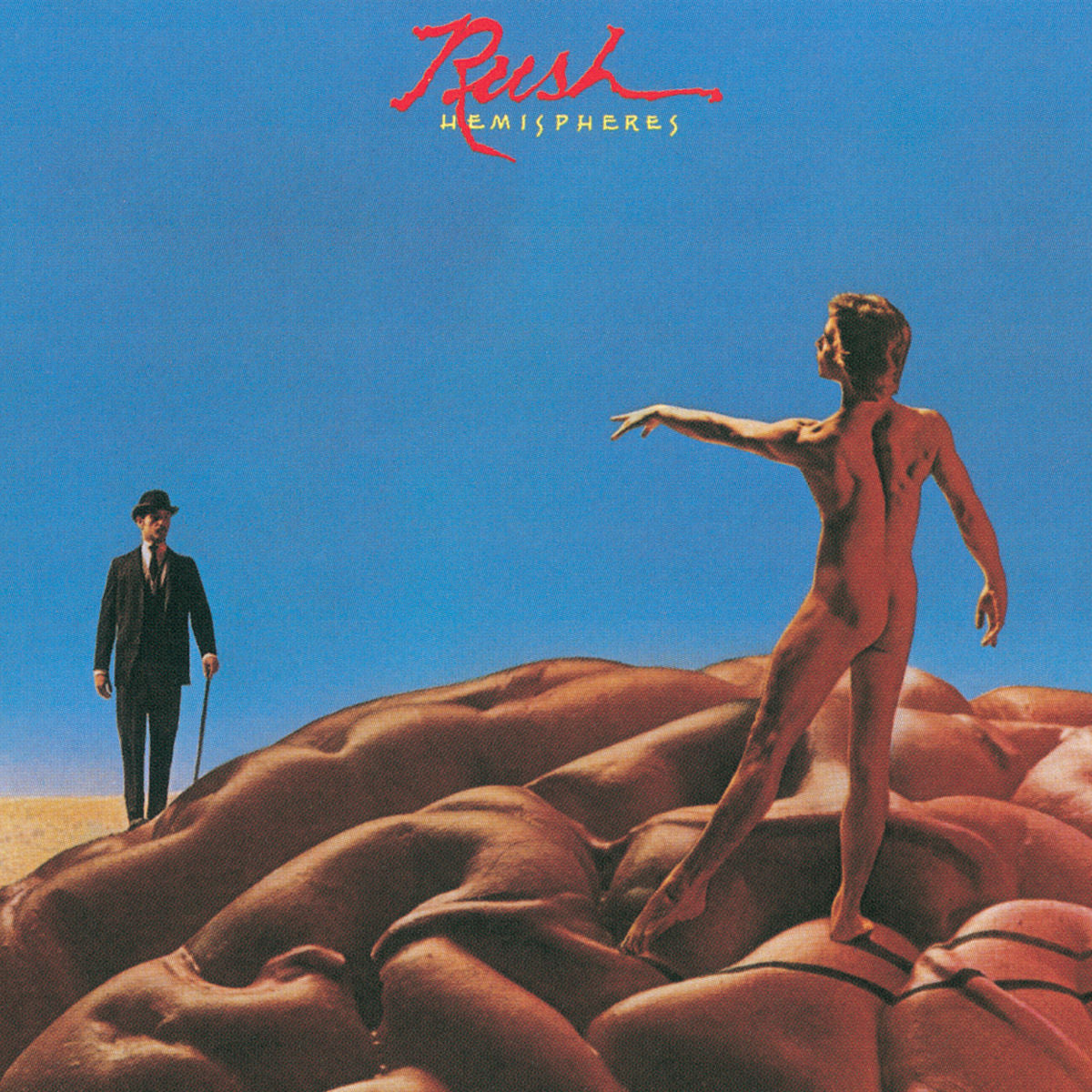 RUSH – Hemispheres vinyl record cover
