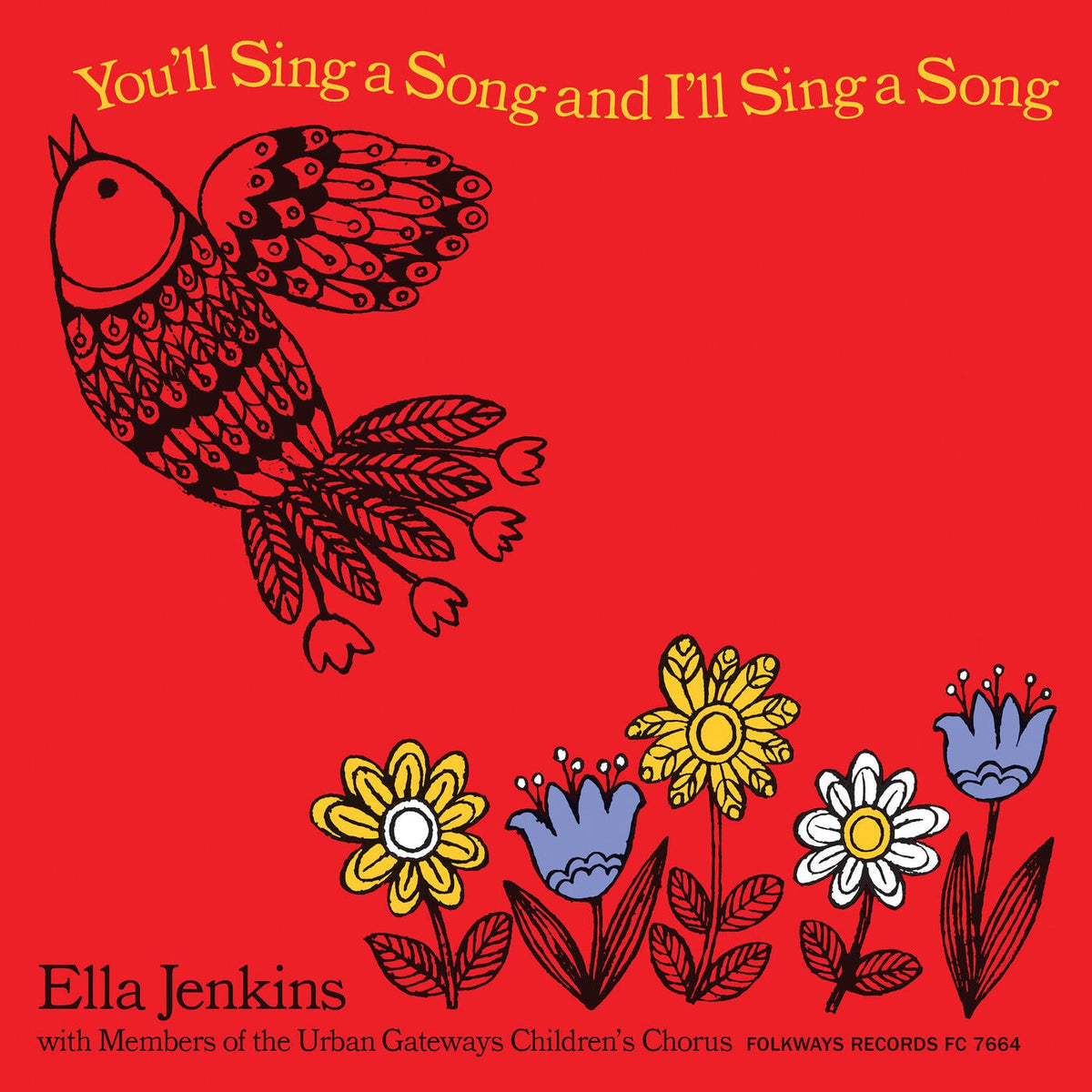 Ella Jenkins – You'll Sing a Song and I'll Sing a Song vinyl record cover