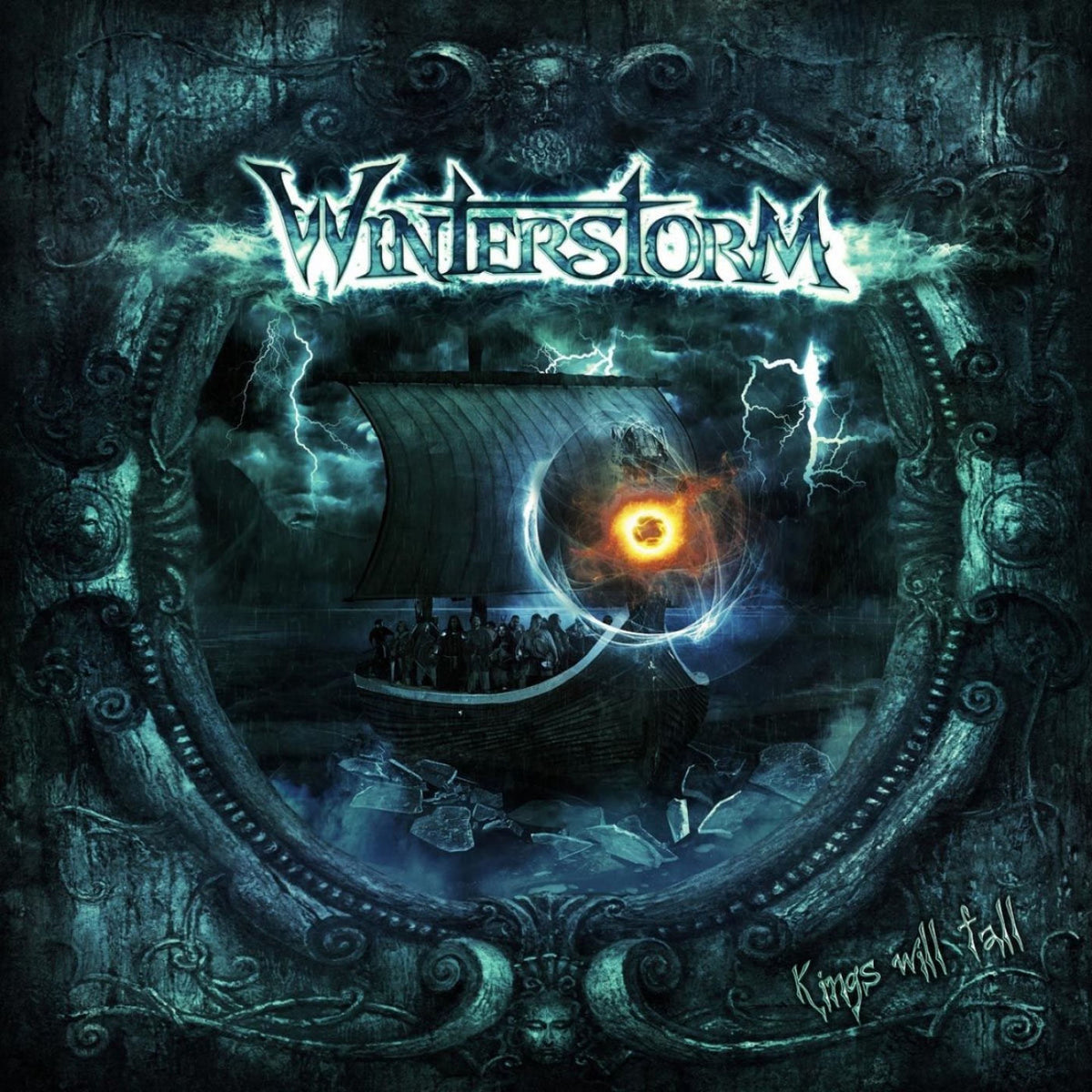 Winterstorm – Kings Will Fall vinyl record cover