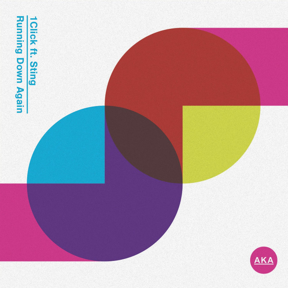 1Click (Feat. Sting) – Running Down Again vinyl record cover