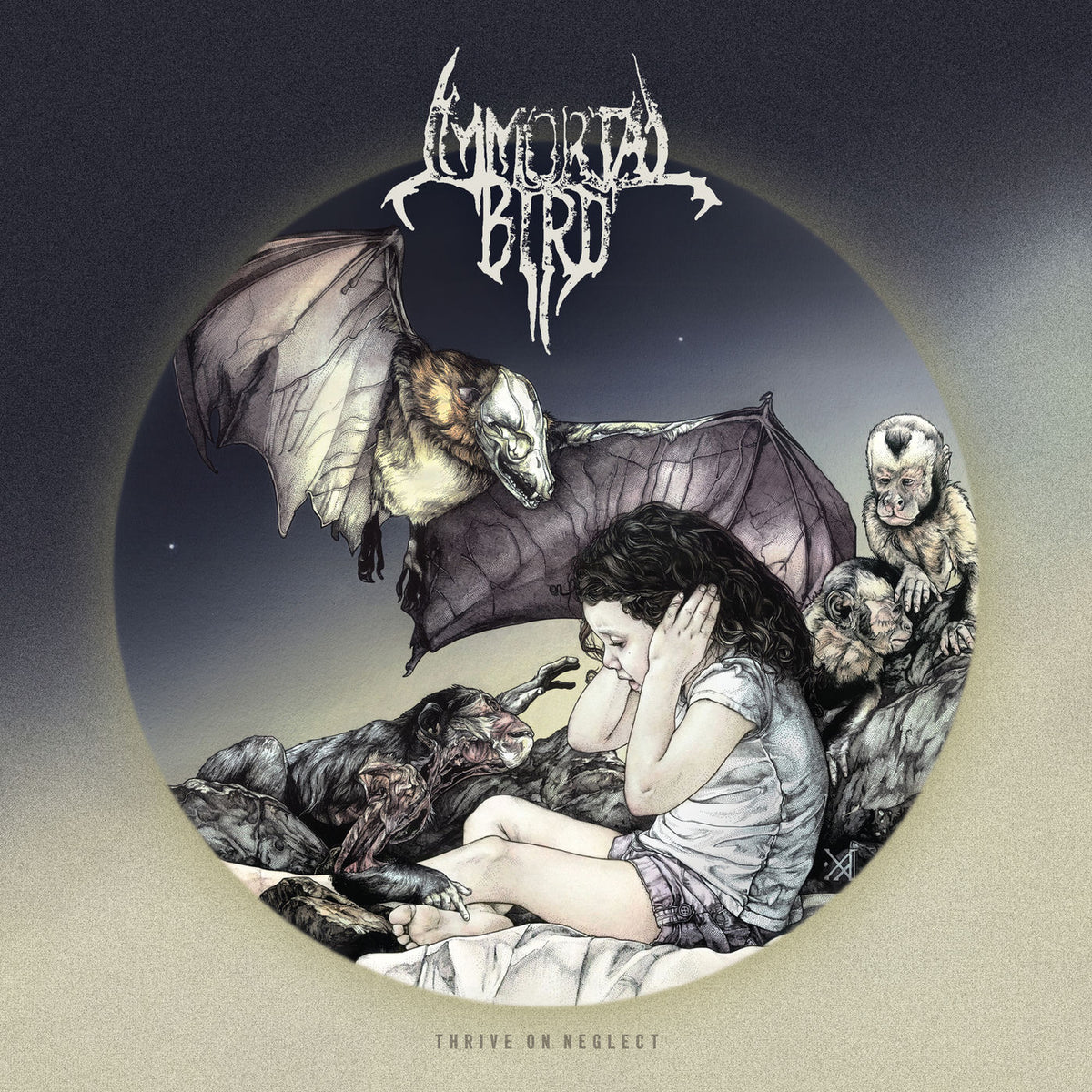 Immortal Bird – Thrive On Neglect vinyl record cover