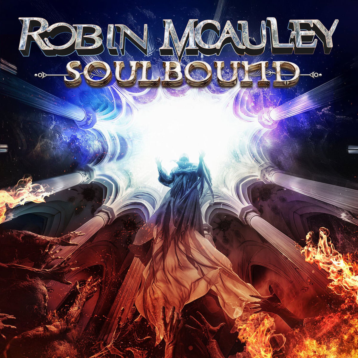 Robin Mcauley – Soulbound (Blue Vinyl) (Tsl Exclusive) vinyl record cover