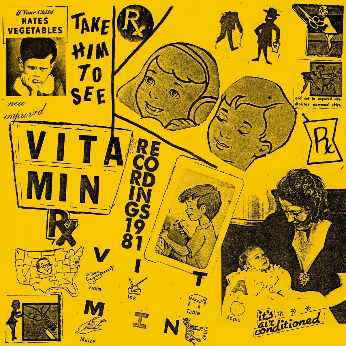 Vitamin – Recordings 1981 vinyl cover