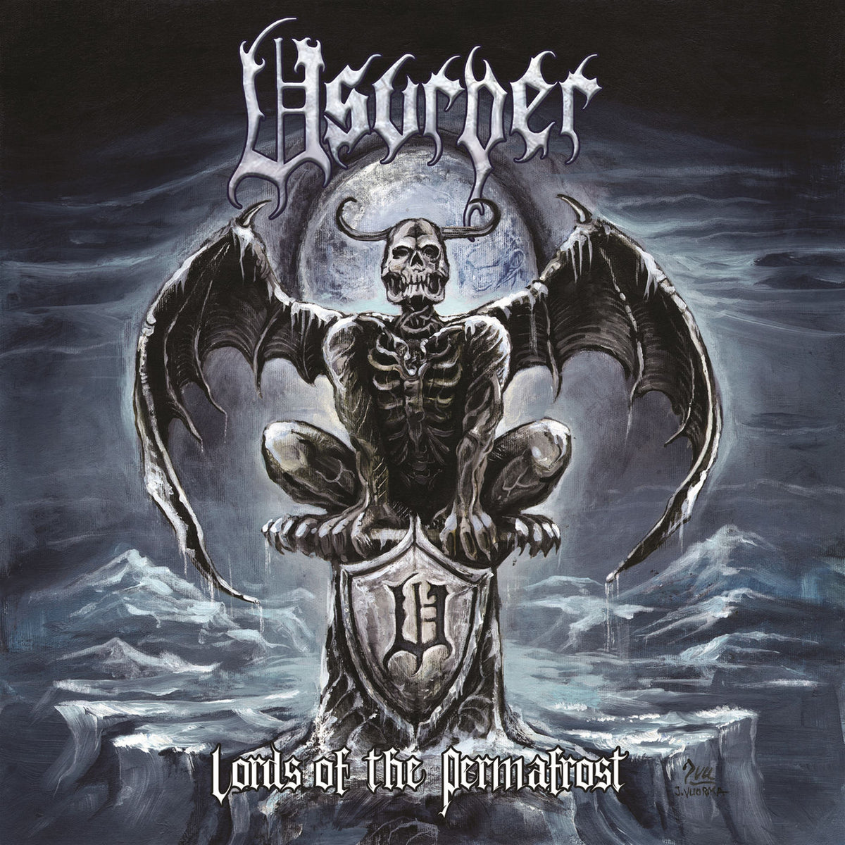 Usurper – Lords Of The Permafrost vinyl record cover