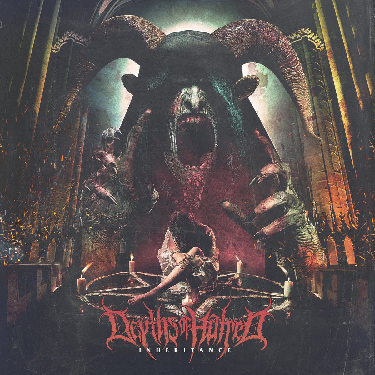Depths of Hatred – Inheritance vinyl record cover