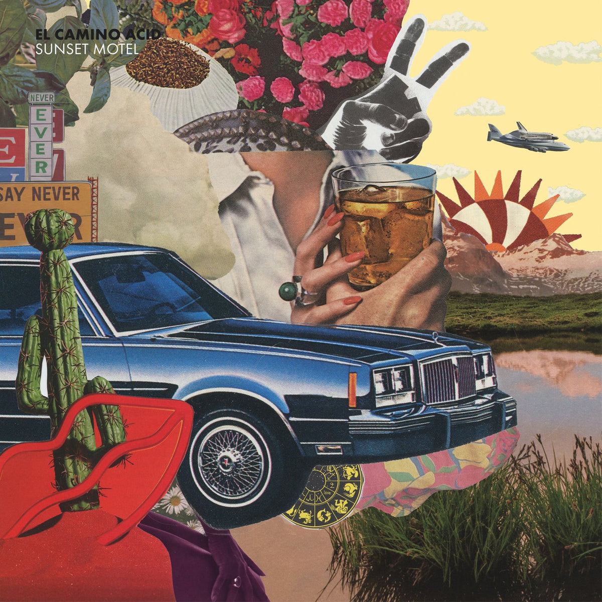 El Camino Acid – Sunset Motel vinyl record cover