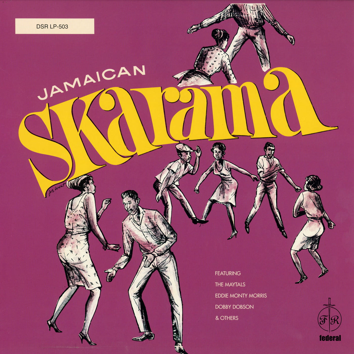 Various Artists – Jamaican Skarama vinyl record cover