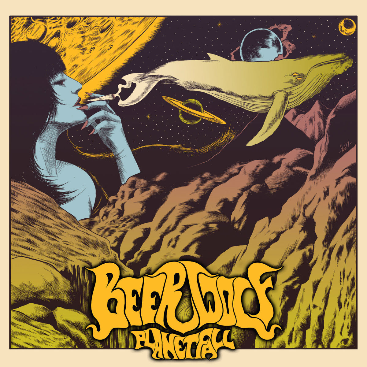 Beerwolf – Planetfall vinyl record cover
