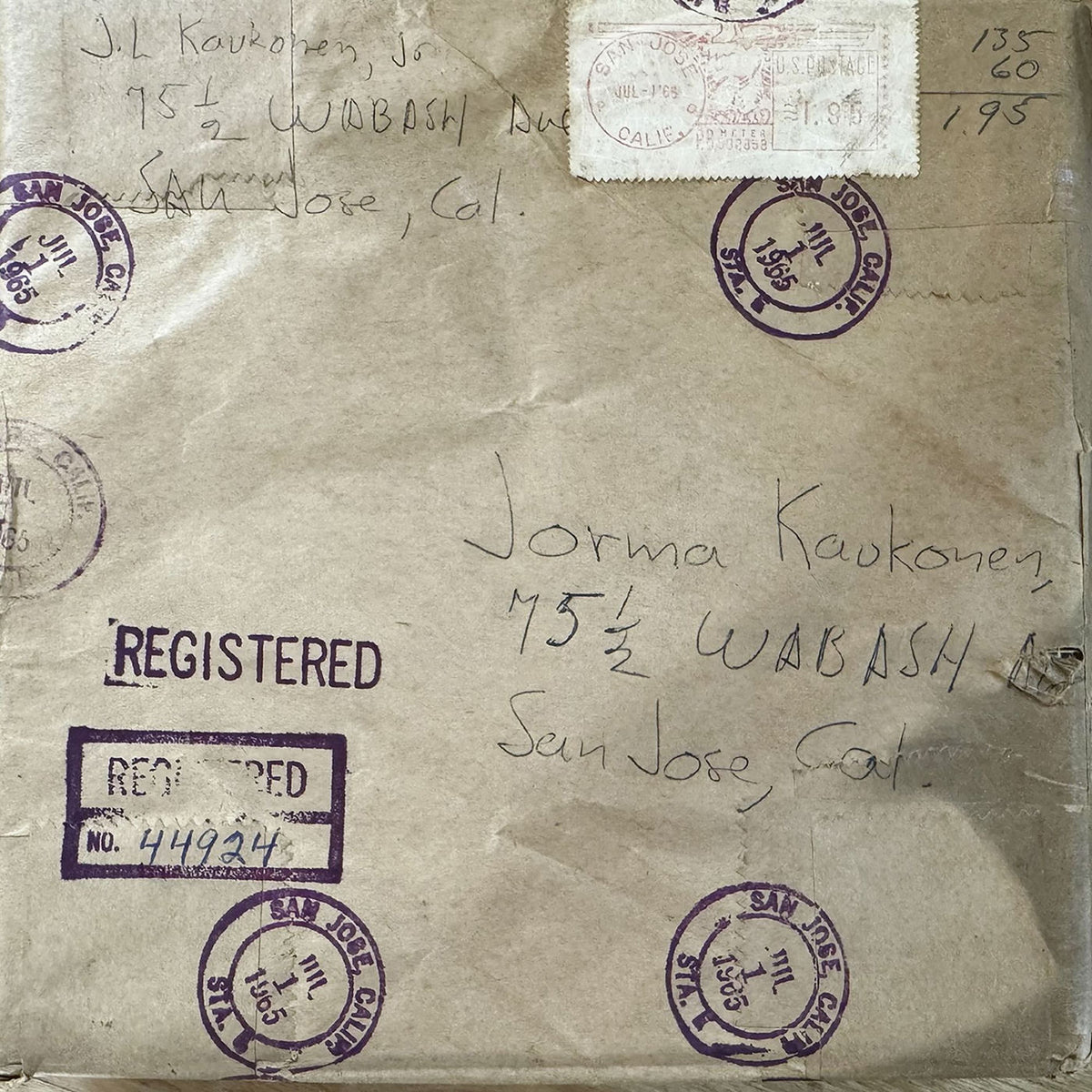 Jorma Kaukonen – Wabash Avenue (RSD Black Friday 2025) vinyl record cover