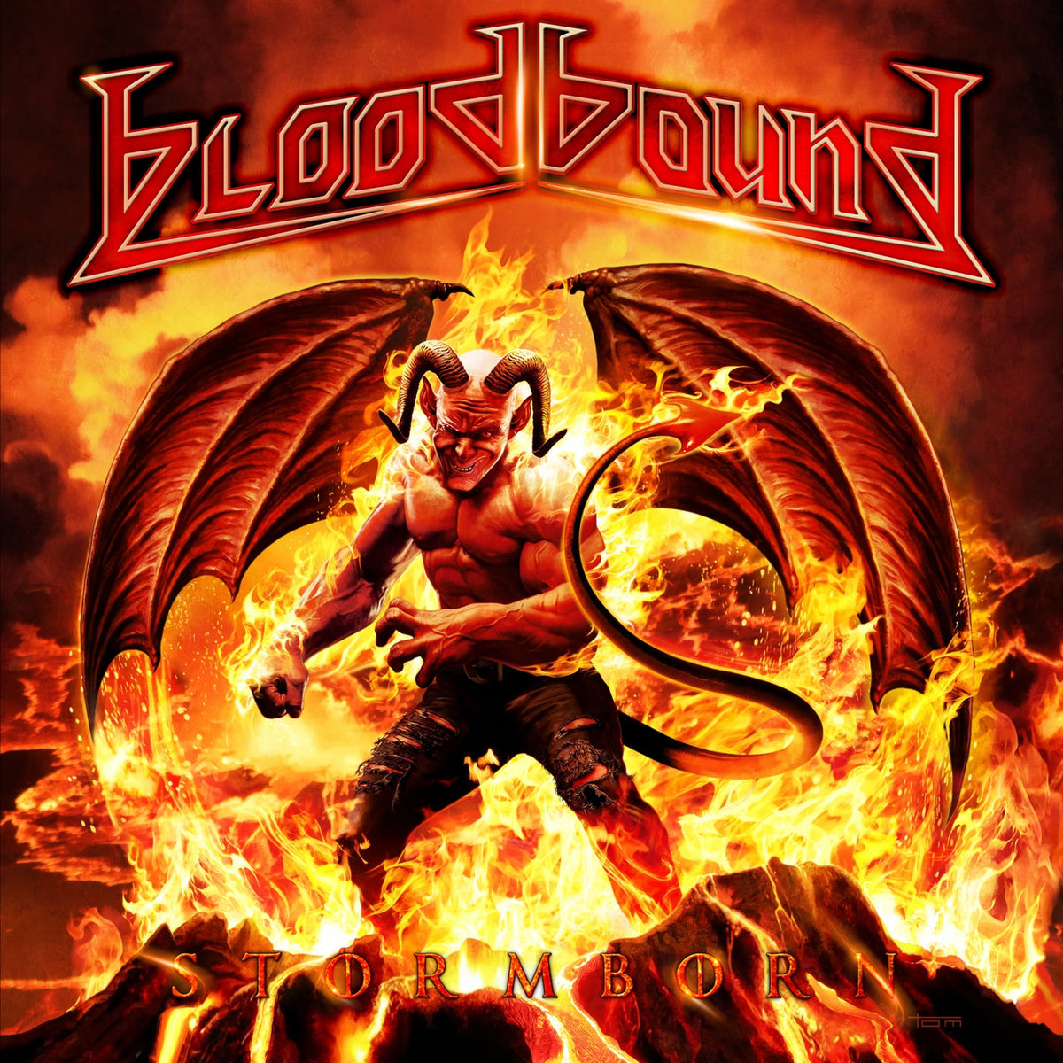 Bloodbound – Stormborn vinyl record cover