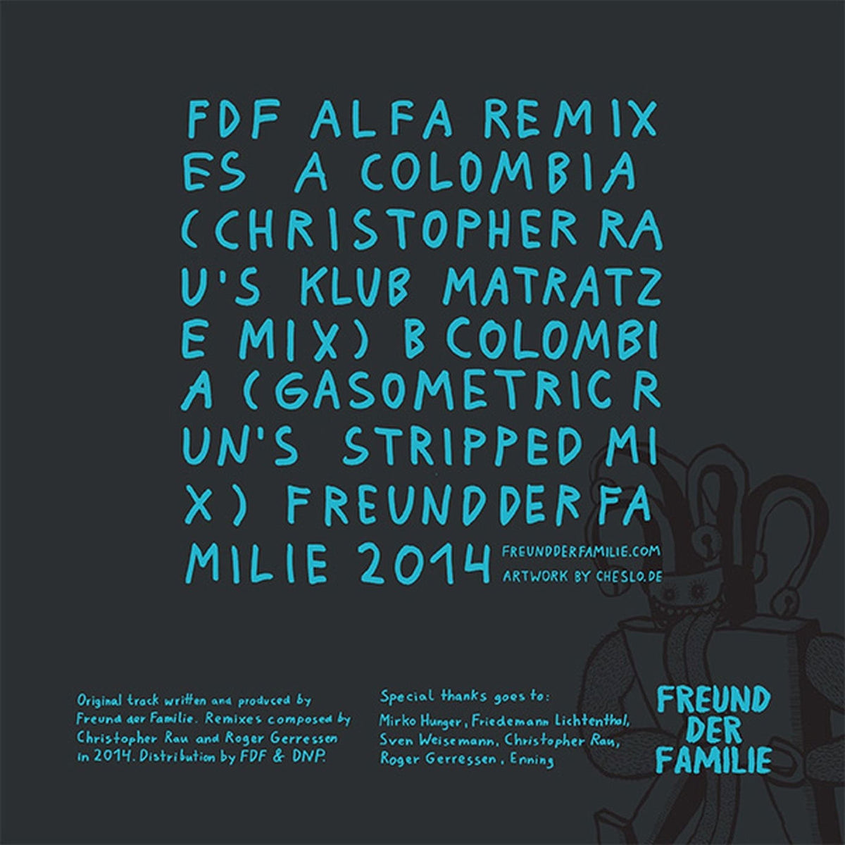 Freund der Familie – ALFA Remixes 01 vinyl cover