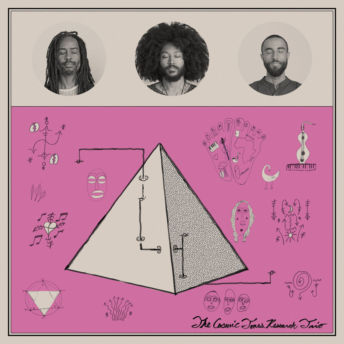 The Cosmic Tones Research Trio – All is Sound vinyl cover