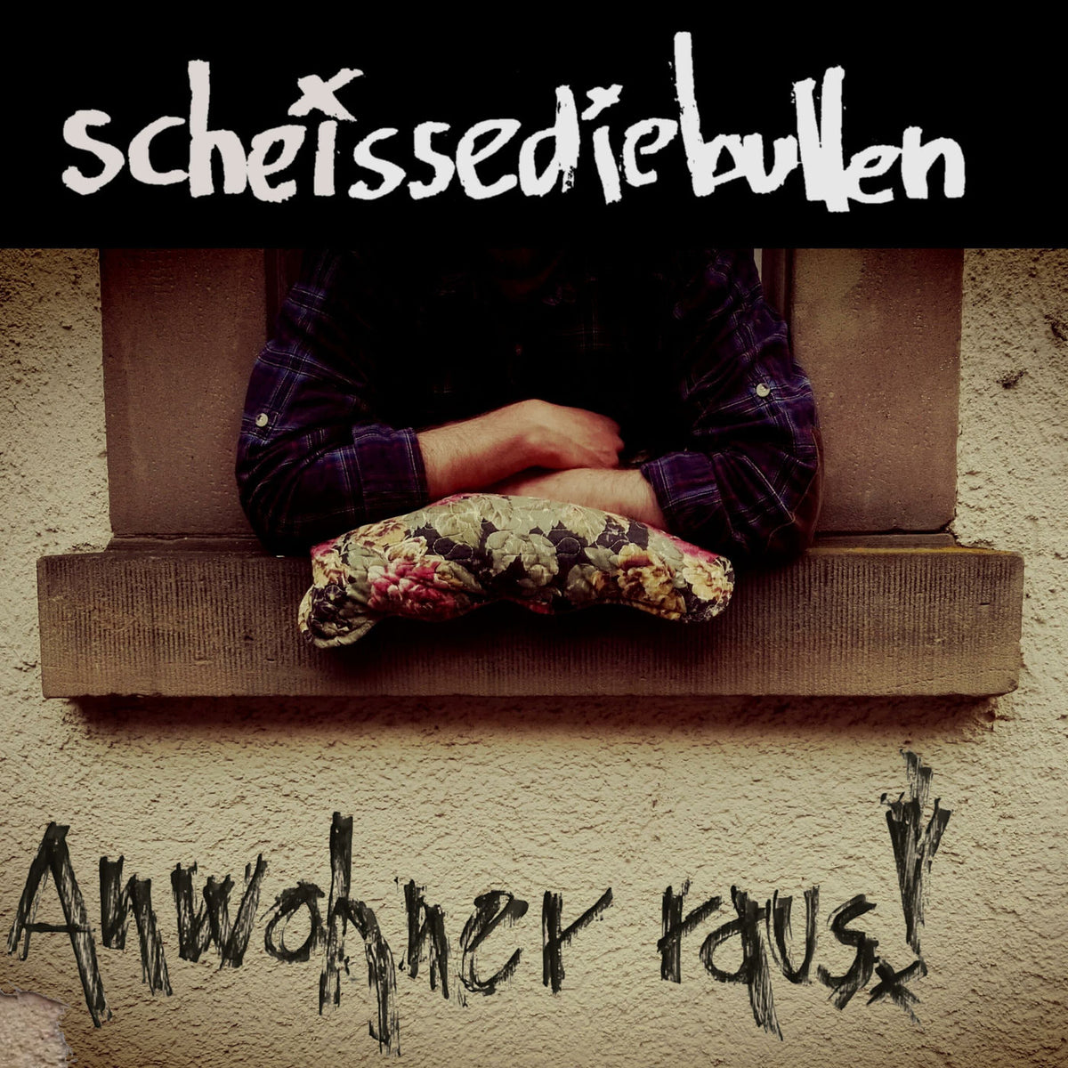 Scheissediebullen – Anwohner Raus! (+ DOWNLOAD) vinyl record cover