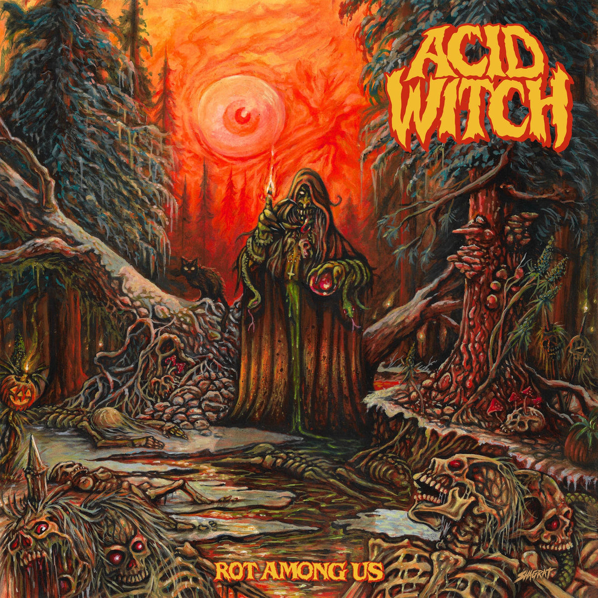 Acid Witch – Rot Among Us vinyl record cover