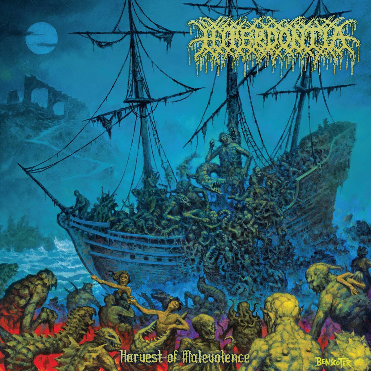 Hyperdontia – Harvest of Malevolence vinyl cover